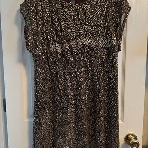 Charlotte Russe Black Sequin Mini Dress
